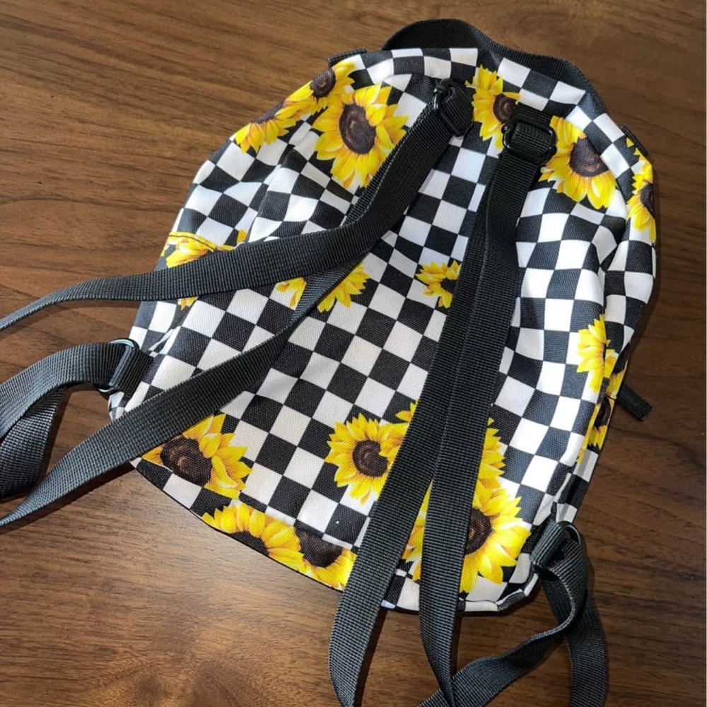 Vans Checkered Sunflower Mini Backpack - Picture 2 of 4